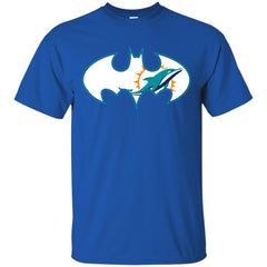 We Are The Miami Dolphins Batman Nfl Mashup Men Cotton T-Shirt Men Cotton T-Shirt - parenttees