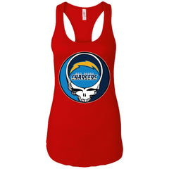 Los Angeles Chargers Grateful Dead Steal Your Face Football Nfl Shirts Women Tank Top Women Tank Top - parenttees