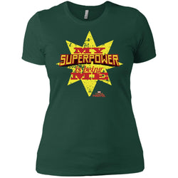 Captain Marvel My Superpower Is Being Me Women Cotton T-Shirt