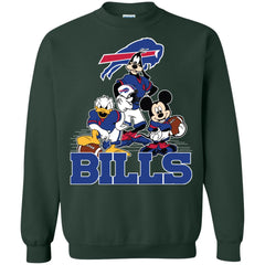 Mickey Mouse Buffalo Bills American Football Nfl Sports Shirt Crewneck Pullover Sweatshirt Crewneck Pullover Sweatshirt - parenttees