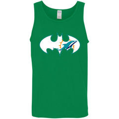 We Are The Miami Dolphins Batman Nfl Mashup Men Cotton Tank Men Cotton Tank - parenttees