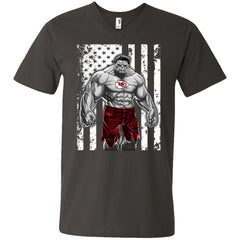 Giants Hulk Kansas City Chiefs T-shirt Men V-Neck T-Shirt Men V-Neck T-Shirt - parenttees