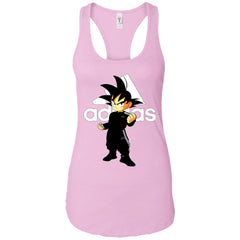 Goku Treding Adidas White T-shirt Women Tank Top Women Tank Top - parenttees