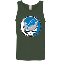 Detroit Lions Grateful Dead Steal Your Face Football Nfl Shirts Men Cotton Tank