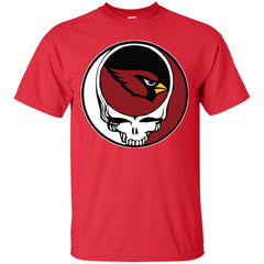 Arizona Cardinals Grateful Dead Steal Your Face Football Nfl Shirts Men Cotton T-Shirt Men Cotton T-Shirt - parenttees