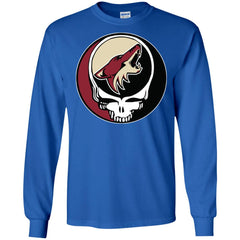 Arizona Coyotes Grateful Dead Steal Your Face Hockey Nhl Shirts Men Long Sleeve Shirt Men Long Sleeve Shirt - parenttees