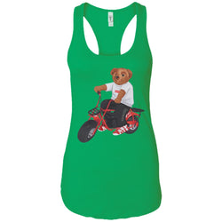 Supreme Bear Moto T-shirt Women Tank Top