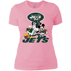 Mickey Mouse New York Jets American Football Nfl Sports Shirt Women Cotton T-Shirt Women Cotton T-Shirt - parenttees