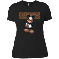 Best Louis Vuitton Mickey Mouse Shirt Women Cotton T-Shirt Women Cotton T-Shirt - parenttees