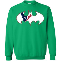 We Are The Houston Texans Batman Nfl Mashup Crewneck Pullover Sweatshirt Crewneck Pullover Sweatshirt - parenttees