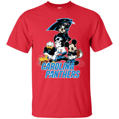 Mickey Mouse Carolina Panthers American Football Nfl Sports Shirt Men Cotton T-Shirt Men Cotton T-Shirt - parenttees