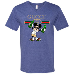 Gucci Mickey Mouse Top Trending T-shirt Men V-Neck T-Shirt Men V-Neck T-Shirt - parenttees