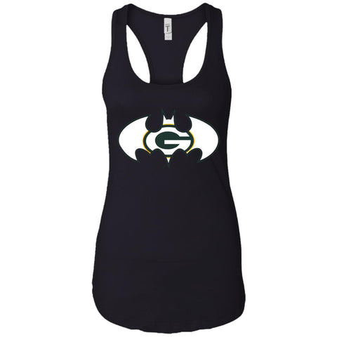 We Are The Green Bay Packers Batman Nfl Mashup Women Tank Top Black / X-Small Women Tank Top - parenttees