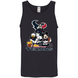 Mickey Mouse Houston Texans American Football Nfl Sports Shirt Men Cotton Tank