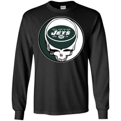 New York Jets Grateful Dead Steal Your Face Football Nfl Shirts Men Long Sleeve Shirt