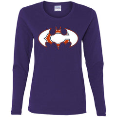 We Are The Chicago Bears Batman Nfl Mashup Women Long Sleeve Shirt Women Long Sleeve Shirt - parenttees