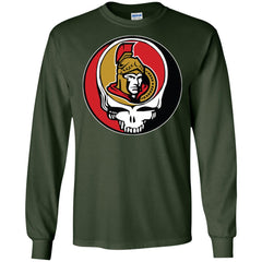 Ottawa Senators Grateful Dead Steal Your Face Hockey Nhl Shirts Men Long Sleeve Shirt Men Long Sleeve Shirt - parenttees
