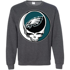 Philadelphia Eagles Grateful Dead Steal Your Face Football Nfl Shirts Crewneck Pullover Sweatshirt Crewneck Pullover Sweatshirt - parenttees