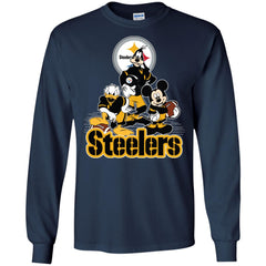 Mickey Mouse Pittsburgh Steelers American Football Nfl Sports Shirt Men Long Sleeve Shirt Men Long Sleeve Shirt - parenttees