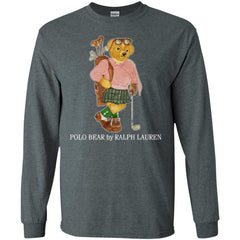 Polo Bear Ralph Lauren T-shirt Men Long Sleeve Shirt Men Long Sleeve Shirt - parenttees