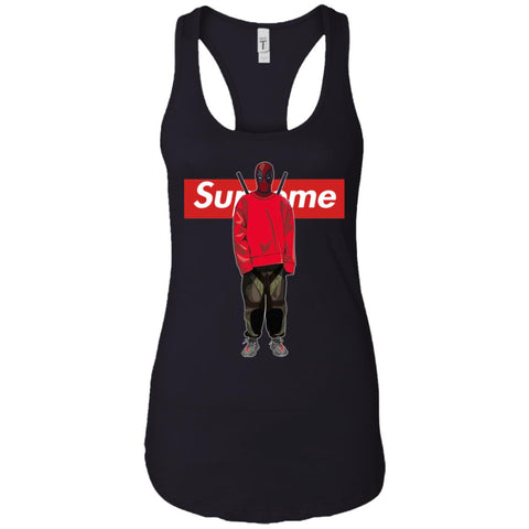 Supreme Deadpool Hiphop T-shirt Women Tank Top Black / X-Small Women Tank Top - parenttees