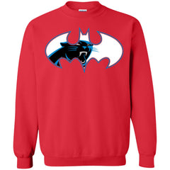 We Are The Carolina Panthers Batman Nfl Mashup Crewneck Pullover Sweatshirt Crewneck Pullover Sweatshirt - parenttees