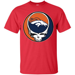 Denver Broncos Grateful Dead Steal Your Face Football Nfl Shirts Men Cotton T-Shirt Men Cotton T-Shirt - parenttees