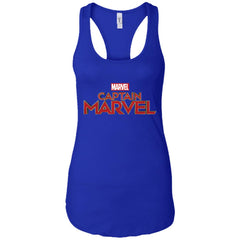 Marvel Captain Marvel Movie Logo Red Women Tank Top Women Tank Top - parenttees