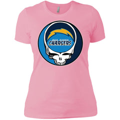 Los Angeles Chargers Grateful Dead Steal Your Face Football Nfl Shirts Women Cotton T-Shirt Women Cotton T-Shirt - parenttees