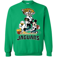 Mickey Mouse Jacksonville Jaguar American Football Nfl Sports Shirt Crewneck Pullover Sweatshirt Crewneck Pullover Sweatshirt - parenttees