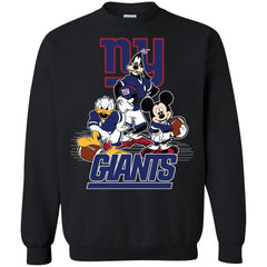 Mickey Mouse New York Giants American Football Nfl Sports Shirt Crewneck Pullover Sweatshirt Crewneck Pullover Sweatshirt - parenttees