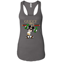 Gucci Mickey Mouse Drink Beer T-shirt Women Tank Top Women Tank Top - parenttees