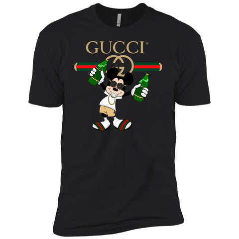 Gucci Mickey Mouse Top Trending T-shirt Men Short Sleeve T-Shirt Black / X-Small Men Short Sleeve T-Shirt - parenttees