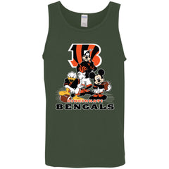 Mickey Mouse Cincinnati Bengals American Football Nfl Sports Shirt Men Cotton Tank Men Cotton Tank - parenttees