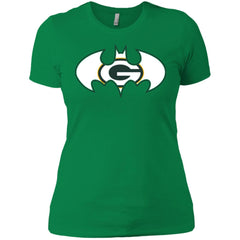 We Are The Green Bay Packers Batman Nfl Mashup Women Cotton T-Shirt Women Cotton T-Shirt - parenttees