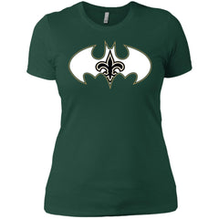 We Are The New Orleans Saints Batman Nfl Mashup Women Cotton T-Shirt Women Cotton T-Shirt - parenttees