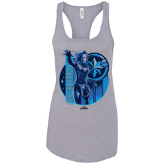 Captain Marvel Reflective Blue Circle Logo Women Tank Top Women Tank Top - parenttees