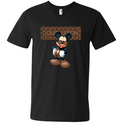 Best Louis Vuitton Mickey Mouse Shirt Men V-Neck T-Shirt