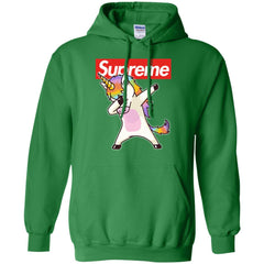 Supreme Unicorn T-shirt Dance Dabbing Unicorn Pullover Hoodie Sweatshirt Pullover Hoodie Sweatshirt - parenttees