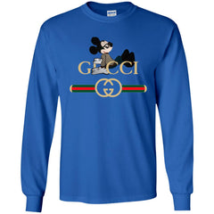 Gucci Mickey T-shirt Men Long Sleeve Shirt Men Long Sleeve Shirt - parenttees