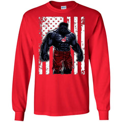 Giants Hulk Cleveland Indians T-shirt Flag Men Long Sleeve Shirt Men Long Sleeve Shirt - parenttees