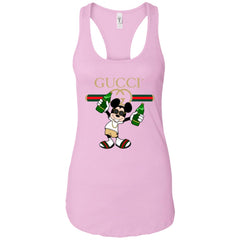 Gucci Mickey Mouse Drink Beer T-shirt Women Tank Top Women Tank Top - parenttees