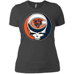 Chicago Bears Grateful Dead Steal Your Face Football Nfl Shirts Women Cotton T-Shirt Women Cotton T-Shirt - parenttees