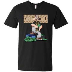 Gucci Cartoon T-shirt Men V-Neck T-Shirt Men V-Neck T-Shirt - parenttees