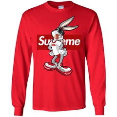 Supreme Rabbit T Shirt Men Long Sleeve Shirt Men Long Sleeve Shirt - parenttees