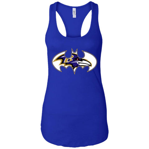 We Are The Baltimore Ravens Batman Nfl Mashup Women Tank Top Royal / X-Small Women Tank Top - parenttees