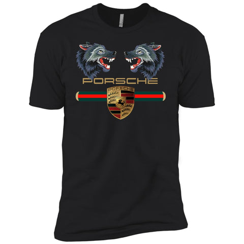 Trending Gucci Porsche Vip Shirt Men Short Sleeve T-Shirt Black / X-Small Men Short Sleeve T-Shirt - parenttees