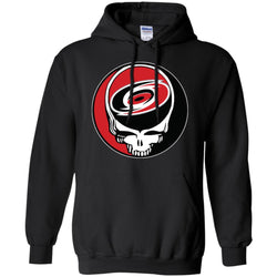 Carolina Hurricanes Grateful Dead Steal Your Face Hockey Nhl Shirts Pullover Hoodie Sweatshirt