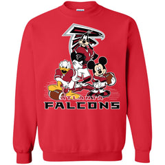 Mickey Mouse Atlanta Falcons American Football Nfl Sports Shirt Crewneck Pullover Sweatshirt Crewneck Pullover Sweatshirt - parenttees