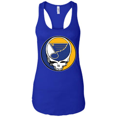 St Louis Blues Grateful Dead Steal Your Face Hockey Nhl Shirts Women Tank Top Women Tank Top - parenttees